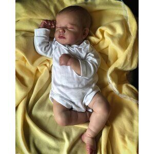 🆕20 Inches  Boy silicone vinyl head    cotton body Newbron rebron Baby Doll